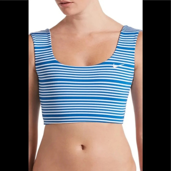 NIKE Sport Mesh Reversible Midkini Top, M, NWT - Picture 2 of 6